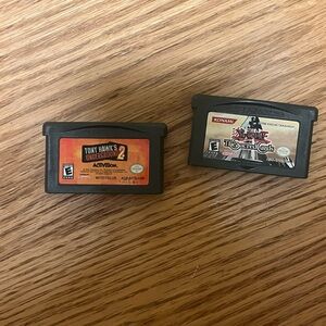 Lot of 2 Nintendo Game Boy AdvanceTony Hawk Yu-Gi-Oh!